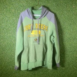 Vintage John Deere embroidered hoodie